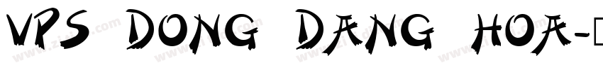 VPS Dong Dang Hoa字体转换